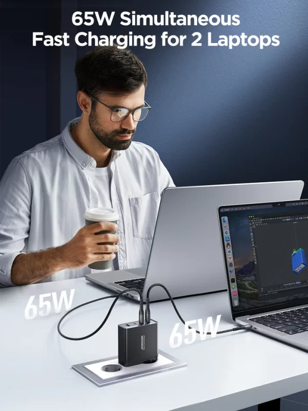 Chargeur Mural 140W Artudatech - Prise EU, PD 100W + QC, Pour PC Et Téléphones