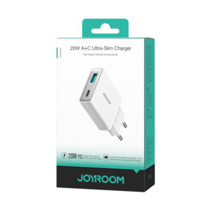 Chargeur Secteur 20W USB-C + USB-A JR-TCF14 JOYROOM