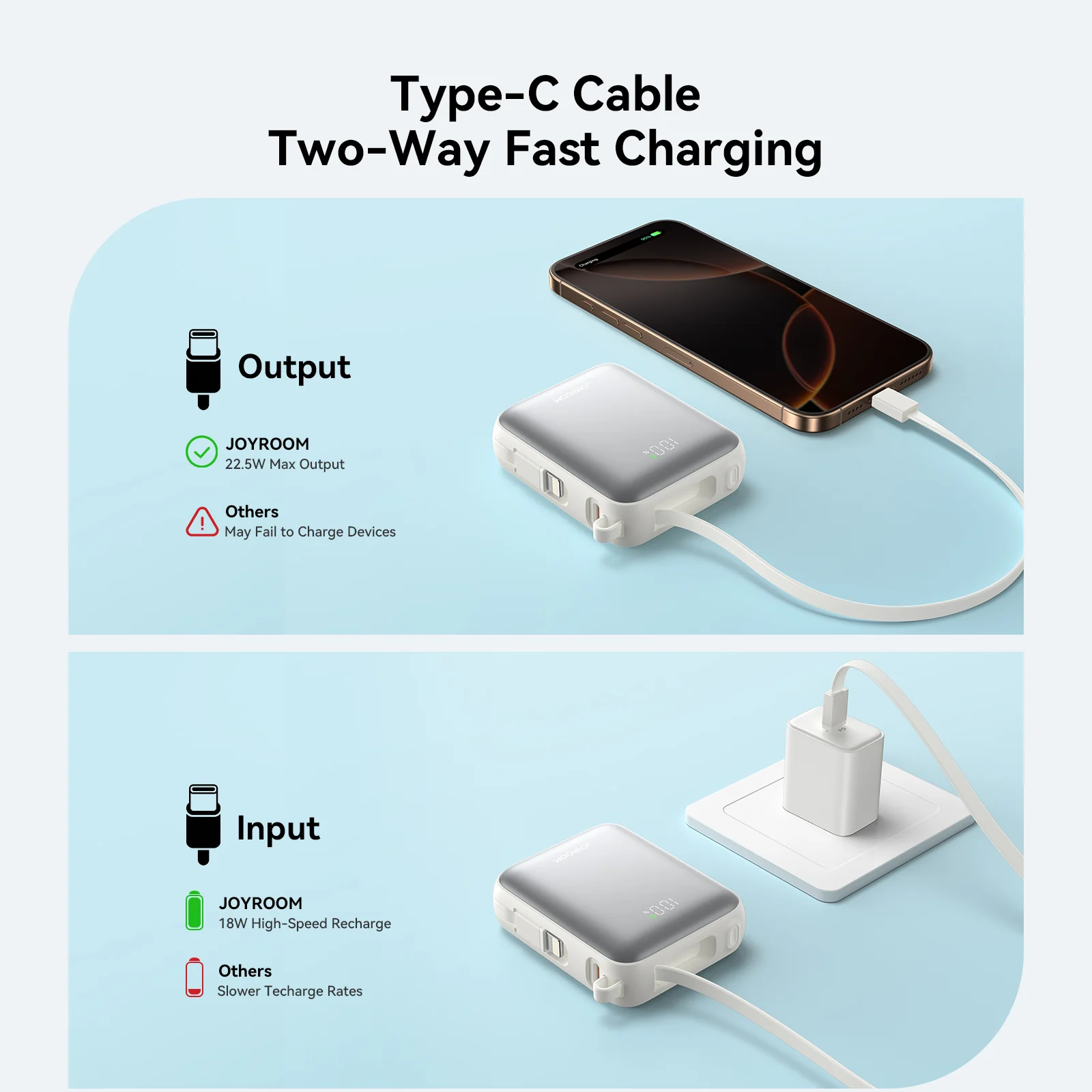 Power Bank 10000 mAh JR-PBF27 JOYROOM – Image 5