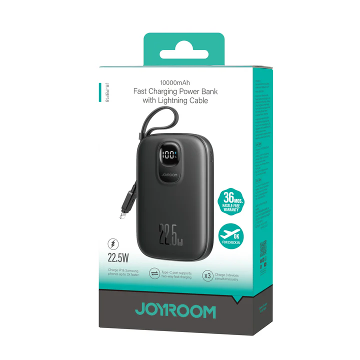 Power Bank 10000mAh 22.5W JR-PBF18 JOYROOM