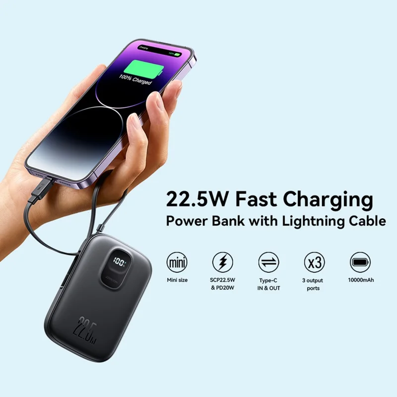 Power Bank 10000mAh 22.5W JR-PBF18 JOYROOM